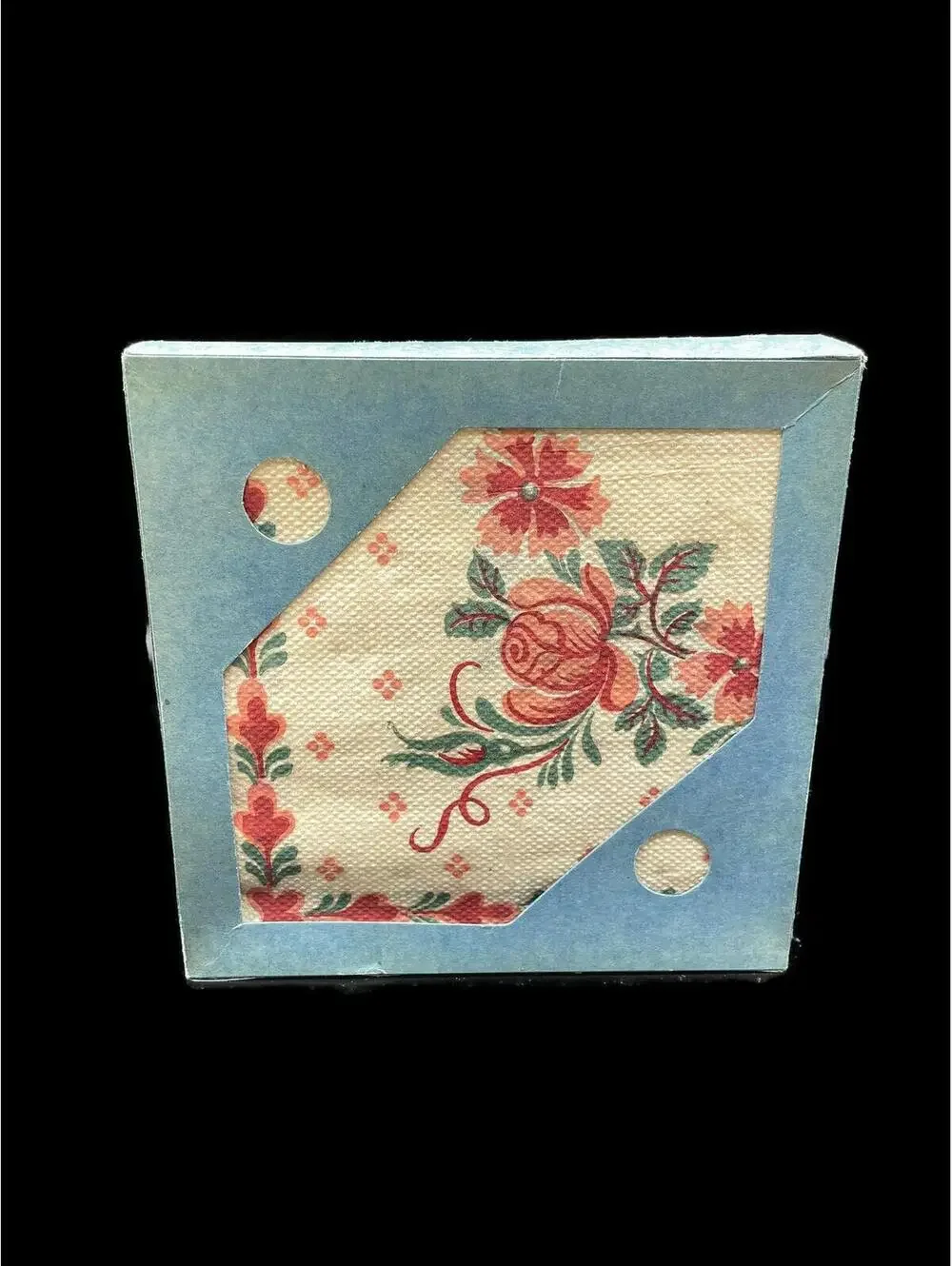 Vintage Floral Cocktail Napkins - 1940s NOS Party Decor
